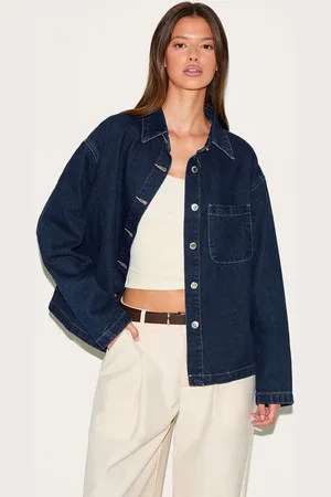 PRETTYLITTLETHING Long Sleeve Denim Shirt