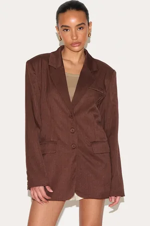 PRETTYLITTLETHING Petite Oversized Blazer