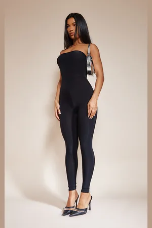 PRETTYLITTLETHING Slinky Bandeau Jumpsuit