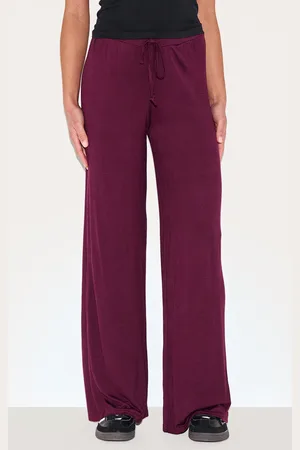 PRETTYLITTLETHING Drawstring Jersey Wide Leg Pants