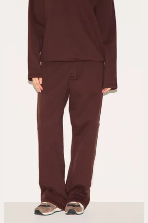 PRETTYLITTLETHING Premium Sweat Wide Leg Track Pants