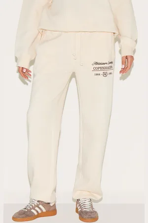 PRETTYLITTLETHING Embroidered Cuffed Track Pants