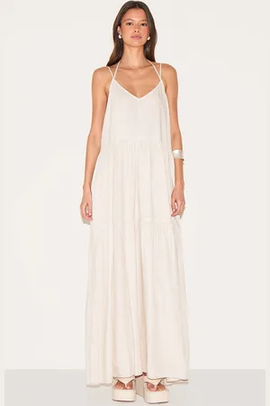 PRETTYLITTLETHING Strappy Ruched Maxi Dress