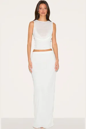 PRETTYLITTLETHING Onion Skin Maxi Skirt