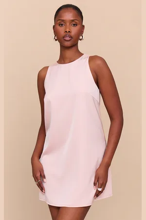 PRETTYLITTLETHING Tailored Sleeveless Shift Dress