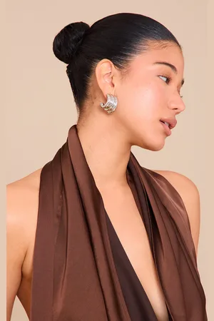 PRETTYLITTLETHING Layered Hoop Earrings