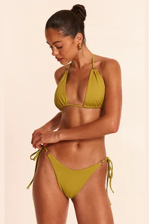 PRETTYLITTLETHING Mini O Ring Tie Side Bikini Bottoms