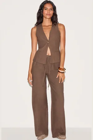 PRETTYLITTLETHING Drawstring Wide Pants