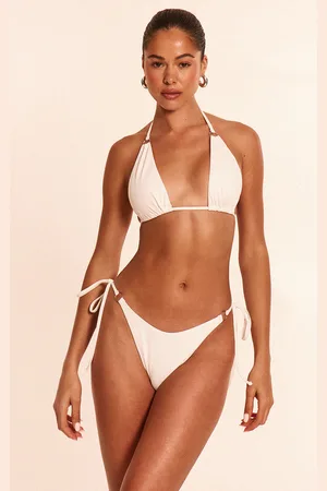 PRETTYLITTLETHING Mini O Ring Tie Side Bikini Bottoms