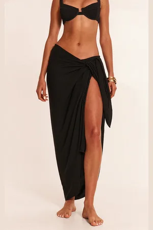 PRETTYLITTLETHING Linen Look Rectangle Sarong