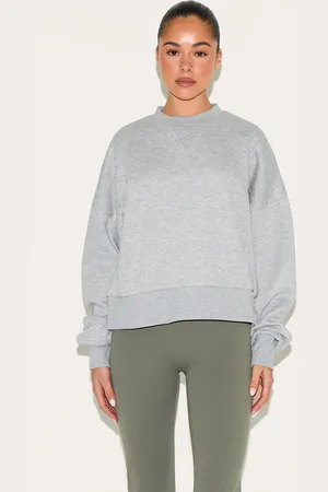 PRETTYLITTLETHING Boxy Basic Sweatshirt