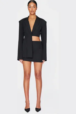 PRETTYLITTLETHING Tall Tailored A-line Mini Skirt