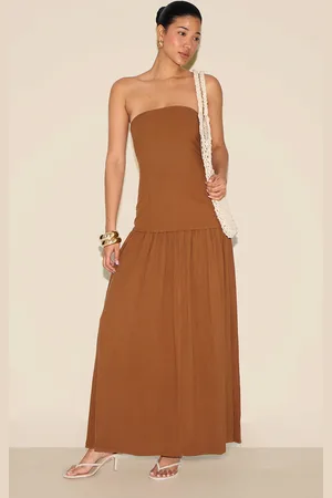 PRETTYLITTLETHING Bandeau Long Line Maxi Dress