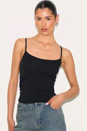 PRETTYLITTLETHING Tall Soft Cotton Strappy Vest Top