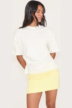 PRETTYLITTLETHING Woven A Line Mini Skirt