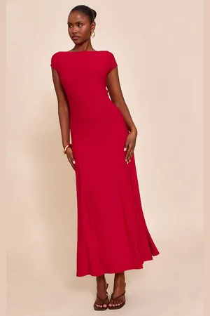PRETTYLITTLETHING Asymmetric Panelled Floaty Maxi Dress