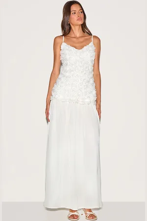 PRETTYLITTLETHING Floral Dropped Waist Maxi Dress