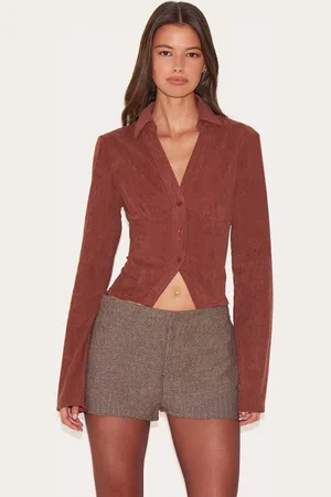 PRETTYLITTLETHING Corduroy Fitted Shirt