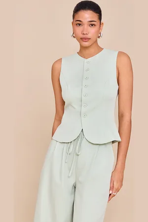 PRETTYLITTLETHING Tailored Woven Waistcoat