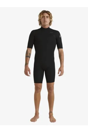 Quiksilver | Mens 2/2Mm Everyday Sessions Short Sleeve Back Zip Springsuit - - Size XXL at Official Store