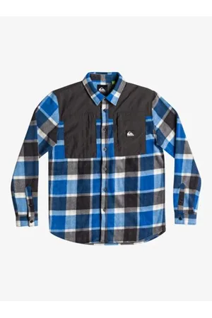 Quiksilver | Mens North Seas Long Sleeve Shirt - - Size S at Official Store