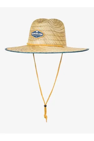 Quiksilver | Mens Waterman Dredged Straw Lifeguard Hat - - Size L/XL at Official Store