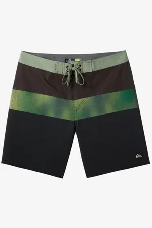 Quiksilver Surf Silk Panel 18 board shorts in green