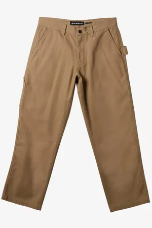 Quiksilver | Mens Carpenter Canvas Carpenter Trousers - - Size 38 at Official Store