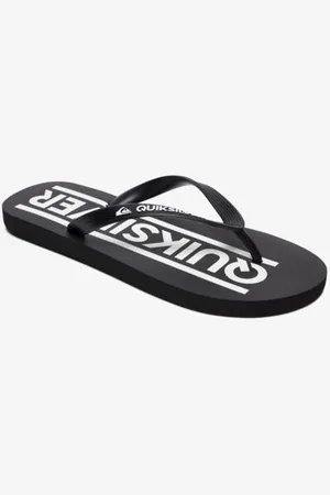 Quiksilver | Boys 8-16 Java Wordmark Flip-Flops - - Size 4(36) at Official Store