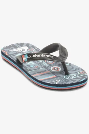 Quiksilver | Boys 2-7 Molokai Art Flip-Flops - - Size 11(28) at Official Store - Only 1 Left