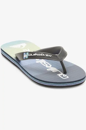 Quiksilver | Boys 8-16 Molokai Art Beach Flip-Flops - - Size 5(37) at Official Store - Only 2 Left