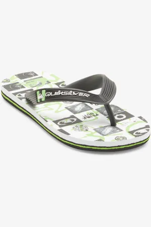 Quiksilver | Boys 2-7 Molokai Art Flip-Flops - - Size 10(27) at Official Store - Only 4 Left