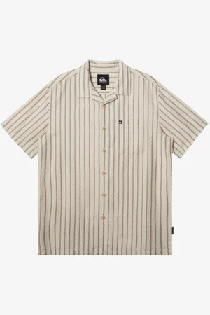 Quiksilver | Mens Casa Casual Short Sleeve Shirt - - Size L at Official Store - Only 1 Left