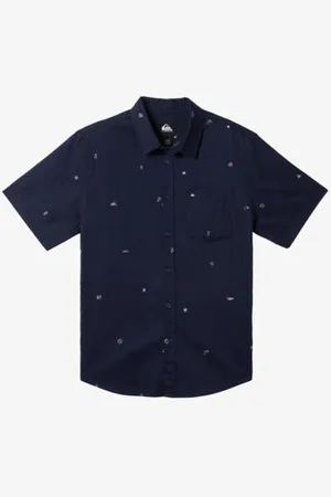 Quiksilver | Mens Apero Classic Short Sleeve Shirt - - Size S at Official Store