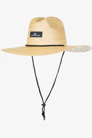 Quiksilver | Mens Pierside Packable Lifeguard Straw Hat - - Size S/M at Official Store