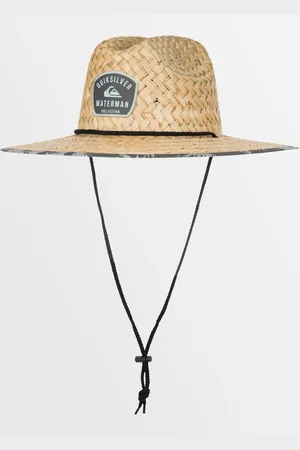 Quiksilver | Mens Waterman Outsider Straw Lifeguard Hat - - Size L/XL at Official Store