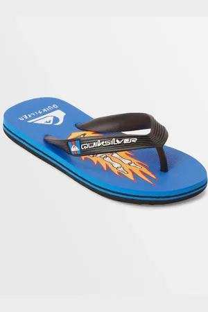Quiksilver | Boys 2-7 Molokai Art Flip-Flops - - Size 8(25) at Official Store