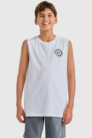 Quiksilver | Boys 8-16 Tai Uru Muscle Tank - - Size XL/16 at Official Store