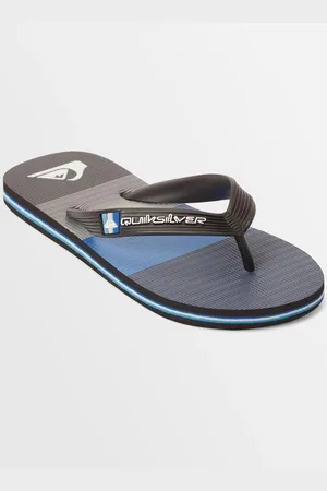 Quiksilver | Boys 8-16 Molokai Art Beach Flip-Flops - - Size 3(34) at Official Store