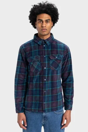 Quiksilver | Mens Surf Day Button Down Long Sleeve Shirt - - Size L at Official Store