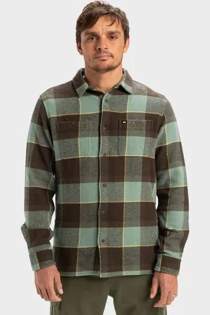 Quiksilver | Mens Seeker Long Sleeve Shirt - - Size XL at Official Store