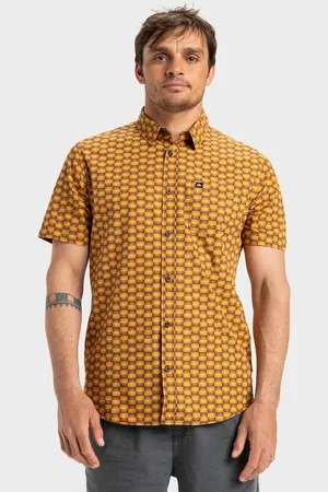 Quiksilver | Mens Apero Organic Classic Short Sleeve Shirt - - Size S at Official Store - Only 4 Left