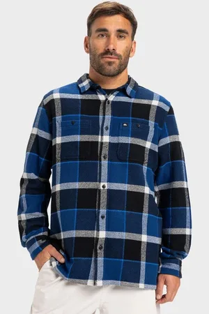 Quiksilver | Mens Seeker Long Sleeve Shirt - - Size XL at Official Store