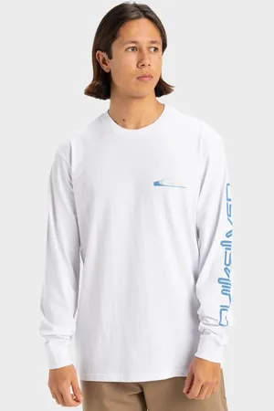 Quiksilver | Mens Warp Drive Long Sleeve T-Shirt - - Size XXXL at Official Store