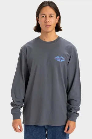 Quiksilver | Mens Heritage Sun Long Sleeve T-Shirt - - Size XXXL at Official Store