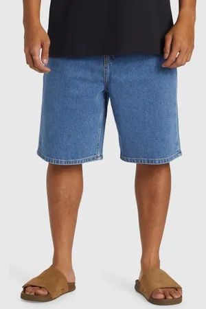 Quiksilver | Mens Saturn Baggy Baggy Denim Shorts - - Size 32 at Official Store