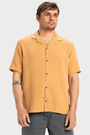 Quiksilver | Mens Sunrise Short Sleeve Shirt - - Size S at Official Store - Only 2 Left