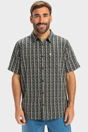 Quiksilver | Mens Street Way Short Sleeve Shirt - - Size L at Official Store