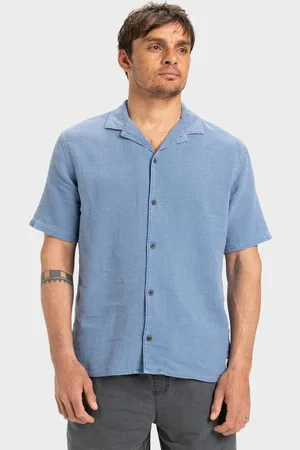 Quiksilver | Mens Sunrise Short Sleeve Shirt - - Size XL at Official Store