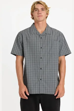 Quiksilver | Mens Saturn Casual Short Sleeve Shirt - - Size L at Official Store